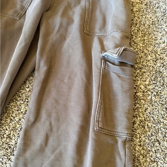 wild fable Brown Wide-Leg Cargo Track Pants - Picture 3 of 6